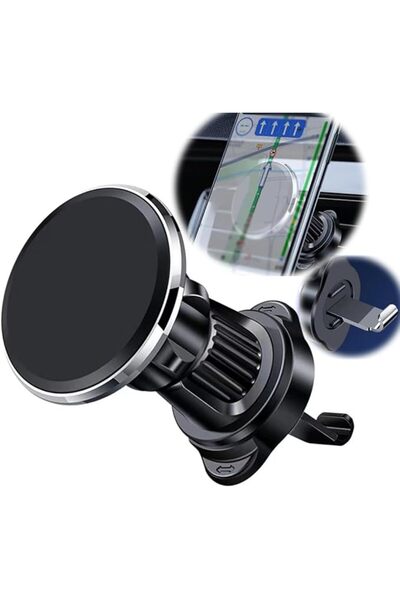 Generic Car Phone Holder, Magnetic Phone Car Fan, 360° Rotatable Car Smartpho...