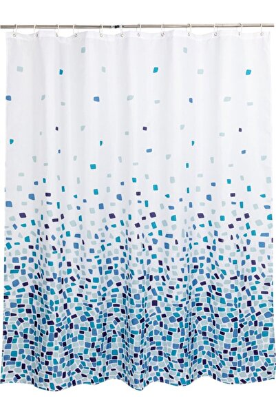 OEM Perdea de duș - Impermeabilă - Poliester - 180x180cm - Negru, Alb