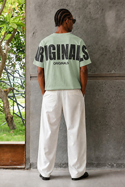 Tarz Cool Originals Printed Oversize Men's T-Shirt – Single Jersey 100% Cotton