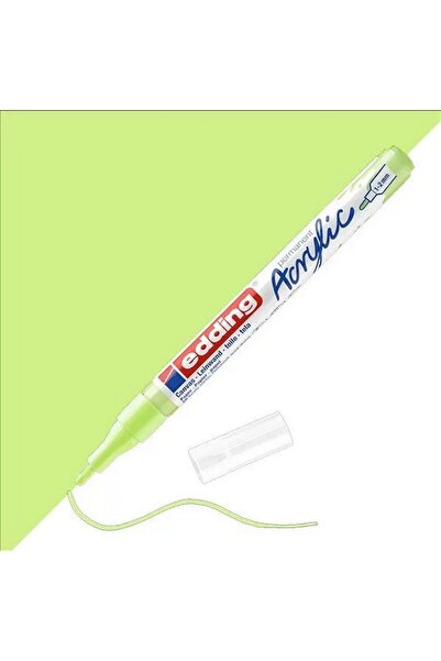 Edding Marker acrilic rezistent la apă, 5300 fine - verde, vârf 1-2 mm