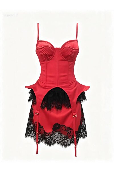 Atelier Carmen Babes Комплект пола и корсет с дантелени детайли
