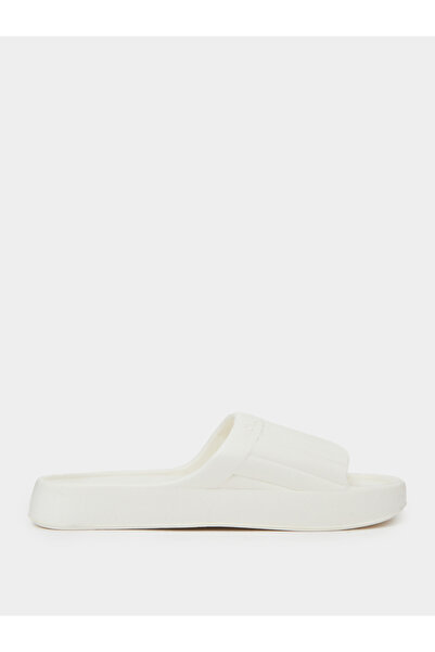 Styli Beige Padded Slip-On Slides