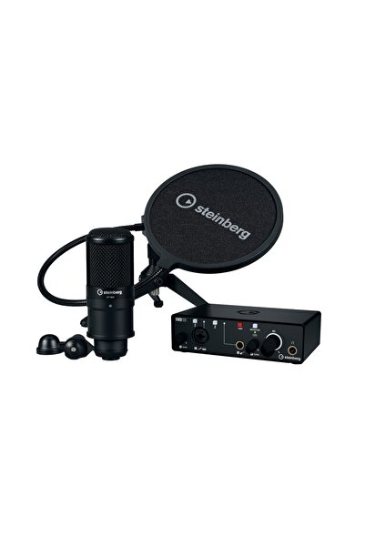 Steinberg IXO12 Recording Pack - Mobil Uyumlu Kayıt Paketi (Siyah)