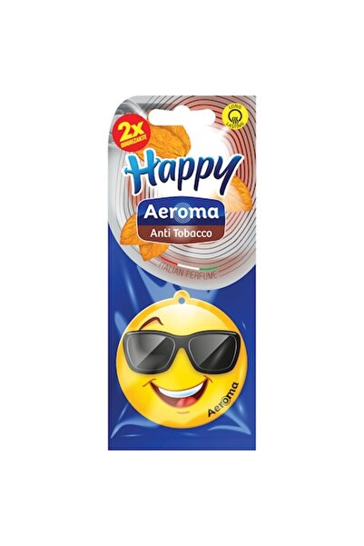 Aeroma Odorizant auto, carton, Happy x2, Anti-tăbăcăină
