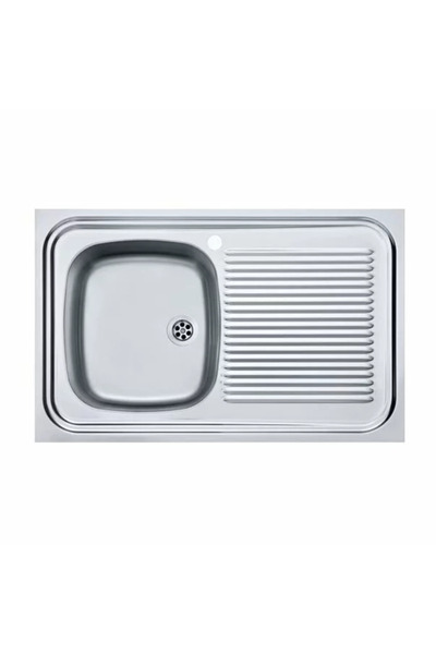 Franke Simplex 80 x 50 cm Chiuvetă de bucătărie din oțel inoxidabil cu 1 cuvă...