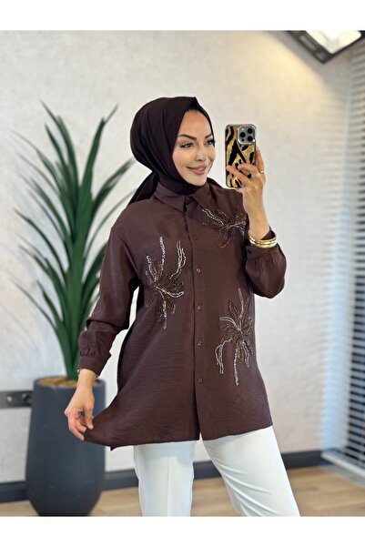 Lamazi Veil 2047 Yasemen Shirt Brown