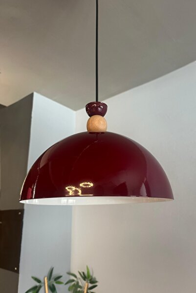 Bamyum Yimpi Parlak Vişne Avize Tekli Sarkıt Salon Kuaför Cafe Dekoratif Aydı...