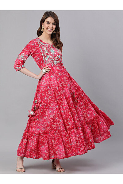 Ishin By Styli قميص كورتا قطني بتصميم ذاتي وقصة A-line