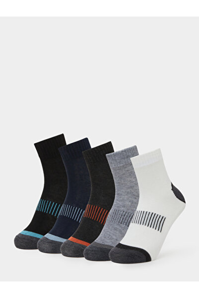 Styli Pack of 5 - Contrast Detail Ankle Socks