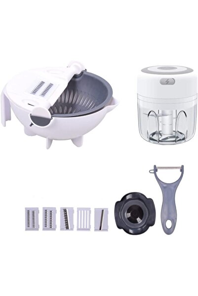 Generic Brand 9 in 1 Multifunction Electric Vegetable Cutter – Rechargeable M...