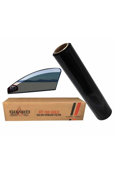 GUARD GT-100 1 Ply Çizilmez 50 cm x 60 m %05 Super Dark Black Cam Filmi