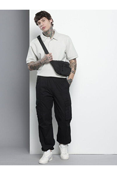 The Indian Garage Co By Styli Men Relaxed Fit Mid Rise Cargo