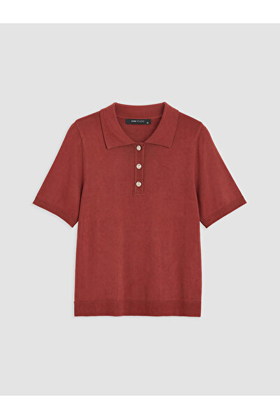 LC Waikiki Pulover tricotat de damă cu guler polo