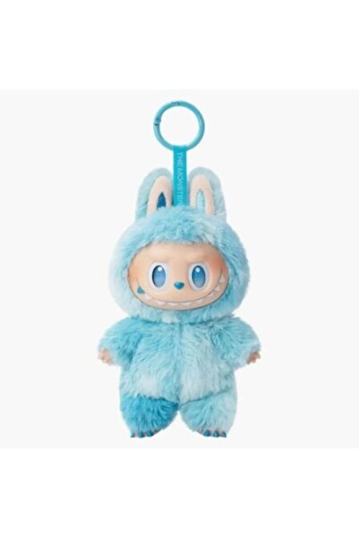 OEM Pachet promo: Figurina Breloc, Labubu, Albastru, 20 cm + Set Plastilina I...