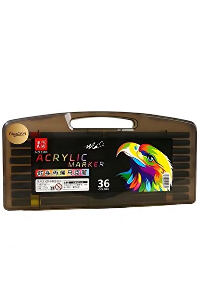 SIGMA TOY Set of 24 soft-tip acrylic markersSet 24 de markere acrilice cu var...