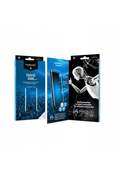 MyScreen Sticlă hibridă MS HybridGLASS Edge 3D pentru iPhone 7/8, ramă albă