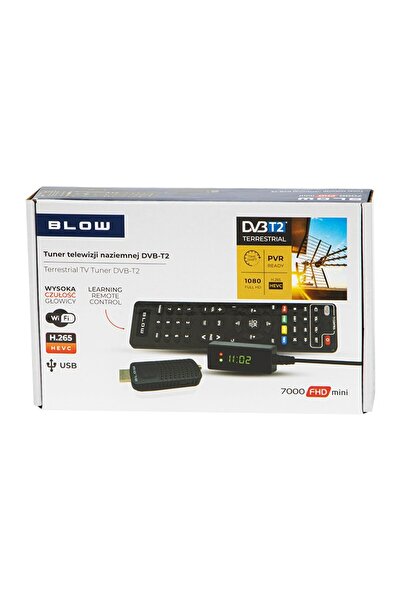 Blow Decodor Tuner TV Digital HD DVB-T2 HDMI H.265 HEVC