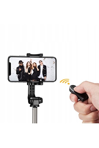 NO BRAND Suport Spigen selfie stick S540W Trepied Wireless cu telecomandă reg...