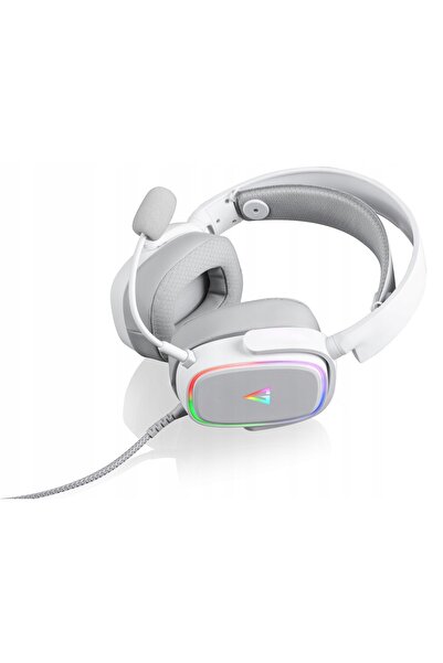 Modecom Căști cu microfon MC-899 PROMETHEUS Gaming, albe