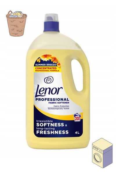 lenor Balsam de rufe Professional Summer Breeze 4 l, 200 spălări