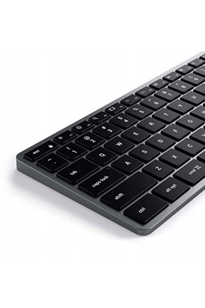 NO BRAND Tastatură Satechi Slim W3 USB-C neagră cu iluminare de fundal