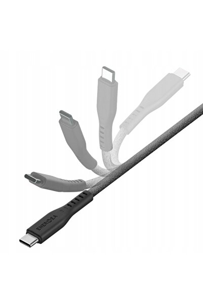 NO BRAND Cablu ENERGEA Flow USB-C - USB-C 1.5m 240W 5A Încărcare rapidă PD negru
