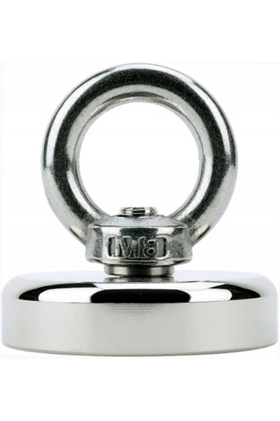 NO BRAND MAGNET DE NEODIM PUTERNIC DE 130 KG, ROTUND DE 75 MM, CU FILET M10, ...