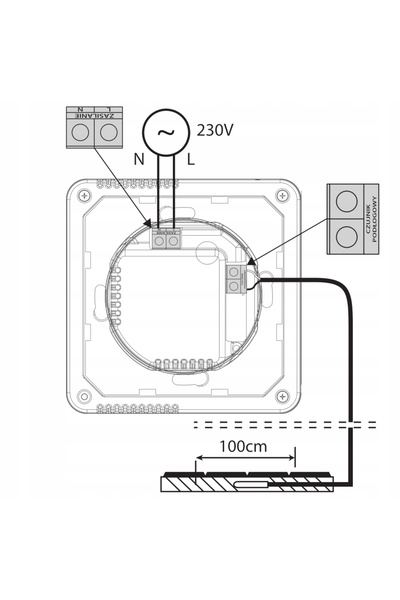NO BRAND TECH R-8LED Regulator de cameră fără fir cu senzor de umiditate kc547
