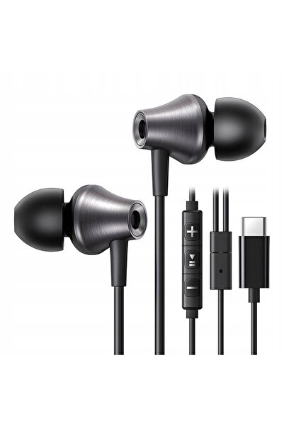 Ugreen Căști intraauriculare cu fir EP105, USB-C, 1.2m, negre
