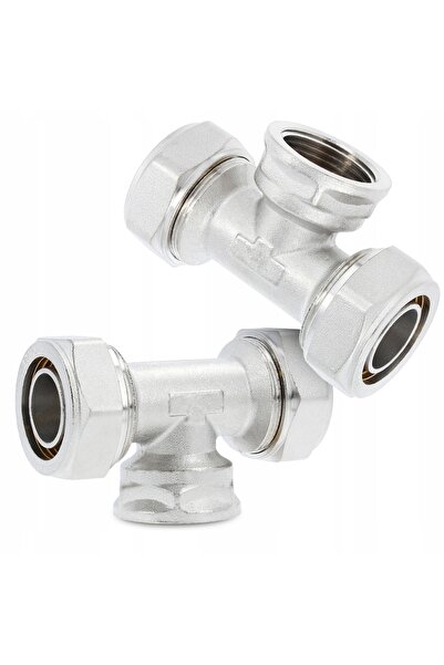 TRCR Triunghi 32x1''x32 GW Racord PEX cu filet, Conector pentru țeavă de apă ...