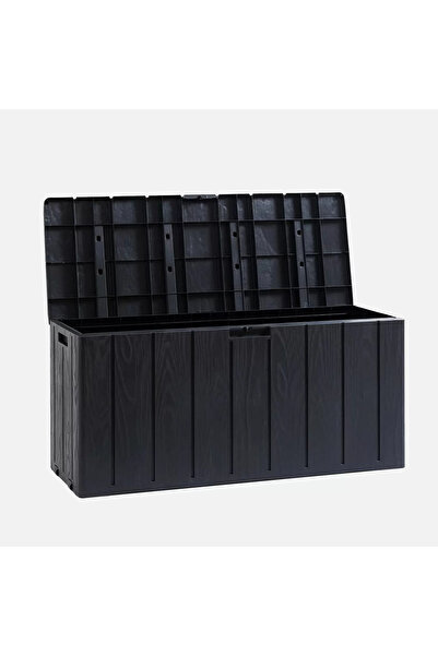 Trendinyeri Bahçe Depolama Sandığı 270 L Kilit Yuvalı Plastik 117,5x45x56 cm