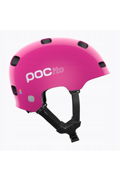 Poc Cască de ciclism pentru copii POCito Crane MIPS roz fluorescent 55-58 cm (M)