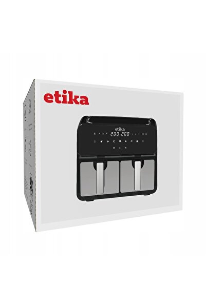 Etika ET02/F 1700 W 9 l friteuză cu aer cald negru/argintiu