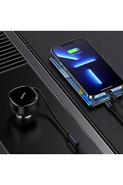 Baseus Încărcător auto Enjoyment 2 în 1 30W