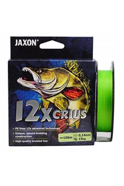 Jaxon Fir împletit Crius 12X Flash 0,14mm 15kg 150m verde