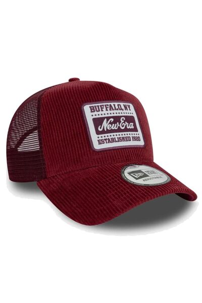 NEW ERA NE Patch Cord Trucker șapcă de baseball OS roșu închis