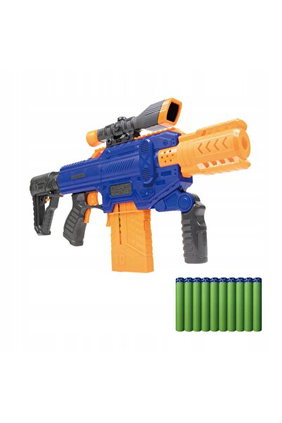 Dart Zone SPECTRUM BLUE GUN plus 12 ȚINTI SET DE AUTOCOLANTE NERF