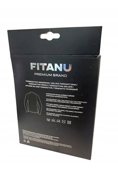 NO BRAND Bluză termică pentru bărbați ELDER cu jumătate de fermoar S