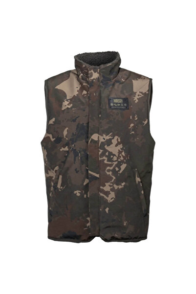 Nash Vestă ZT din fleece sherpa reversibilă, mărimea M