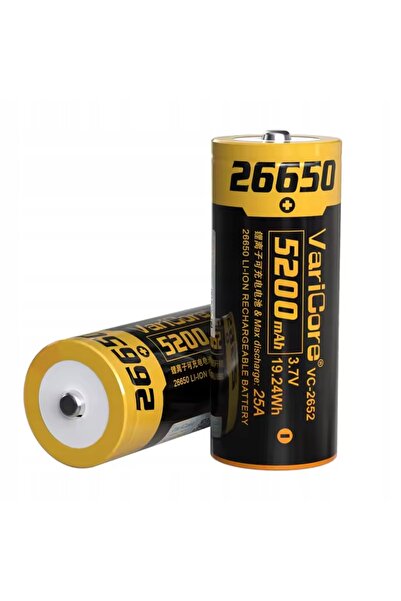 VariCore Baterie VC-2652 Plus 26650 Li-ion 3.7V 5200mAh 4 buc