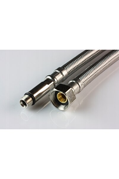 DIAMOND Furtun flexibil din oțel pentru alimentare cu apă M10x3/8 80 cm