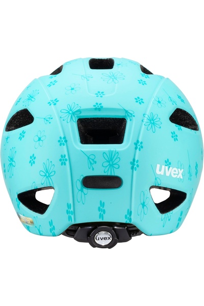 Uvex Casca de ciclism pentru copii Oyo Style, cu flori cyan mat, 50-54 cm