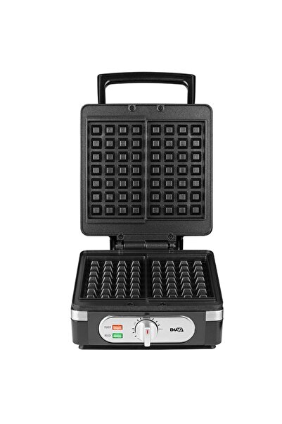 Emavo Aparat de făcut vafe pentru 2 vafe mari crocante, cu control puternic a...