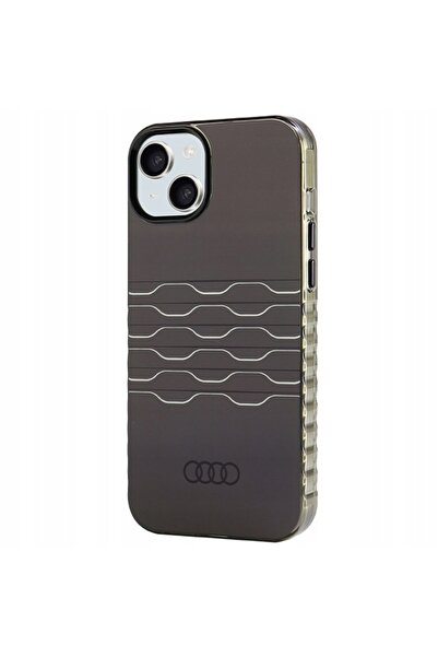 Audi Husă IML MagSafe pentru iPhone 15 Plus 6.7 ", neagră, rigidă