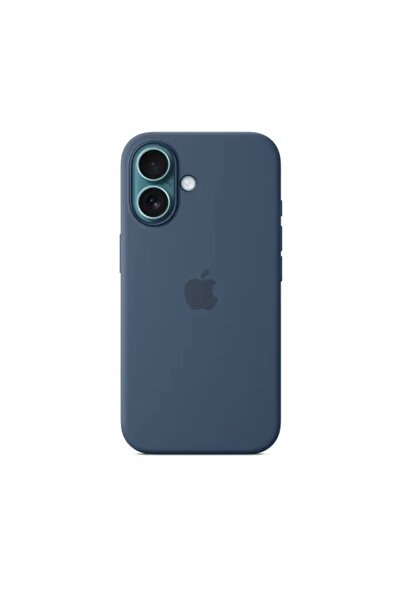Apple Husă de silicon MagSafe pentru iPhone 16 albastru marin