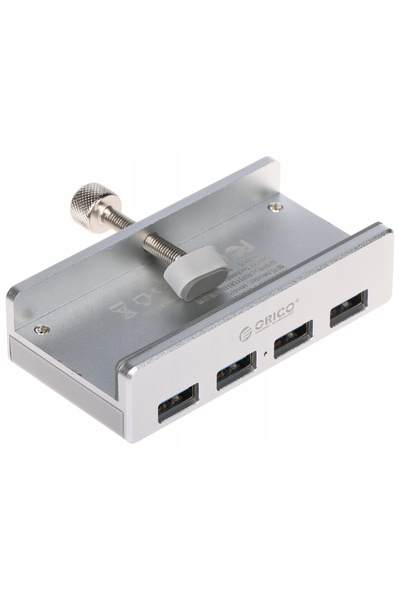 Orico HUB USB 3.0, SPLITTER USB CU 4 PORTURI, MONTABIL PE BIROU SAU MONITOR