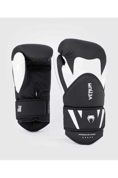 Venum Mănuși de box pentru bărbați Challenger 4.0 negru/alb 8 oz