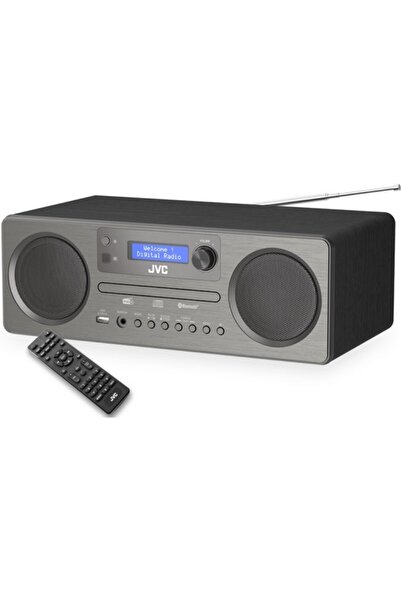 JVC Player All-in-One cu turn radio DAB+, Bluetooth, AUX, USB și telecomandă