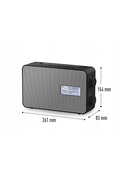 PANASONIC Radio RF-D30BTEG-K DAB+ FM Bluetooth Negru