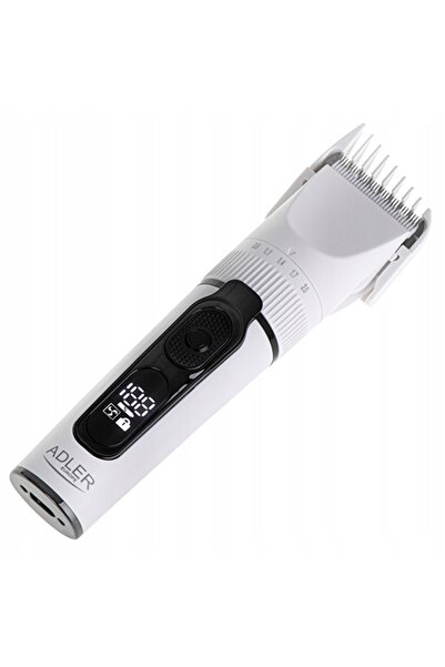 adler Aparat de tuns părul cu LED, fără fir, 9 accesorii, IPX6 AD2839